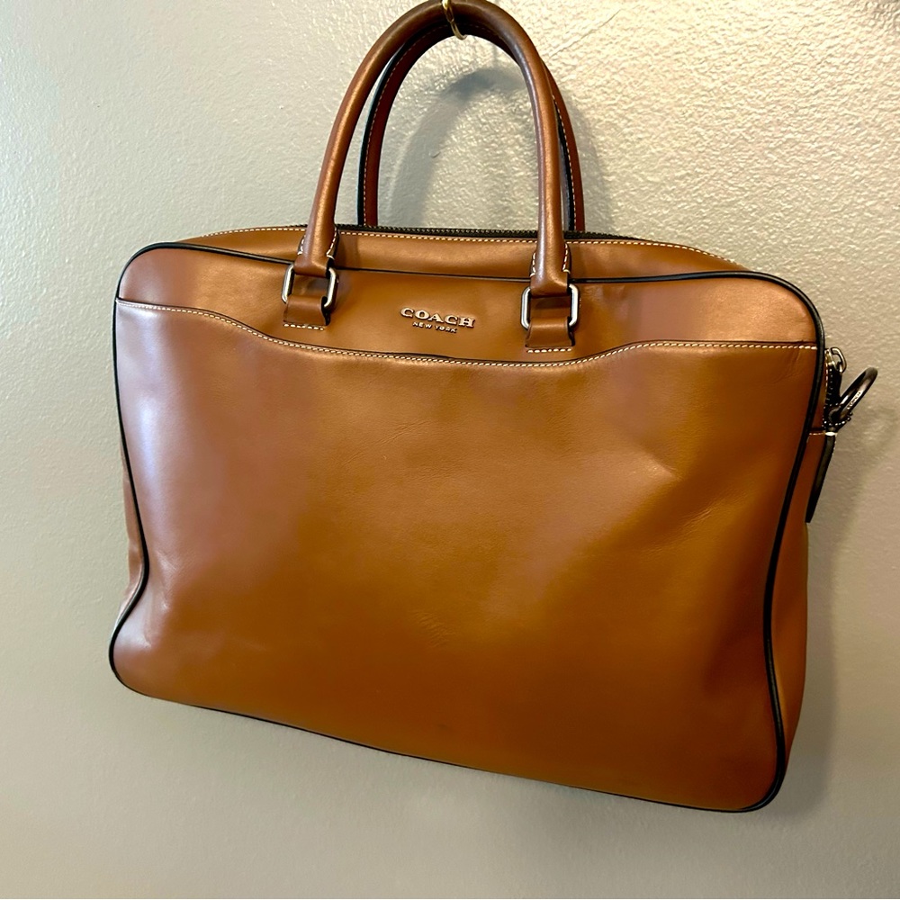 Men’s Coach Leather Briefcase